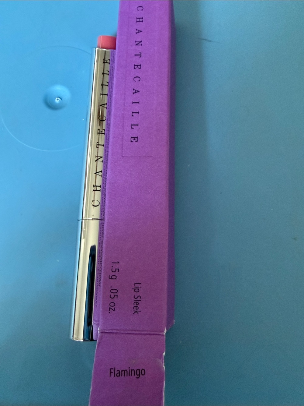 Chantecaille Lip Sleek Flamingo Pink Silver Tube